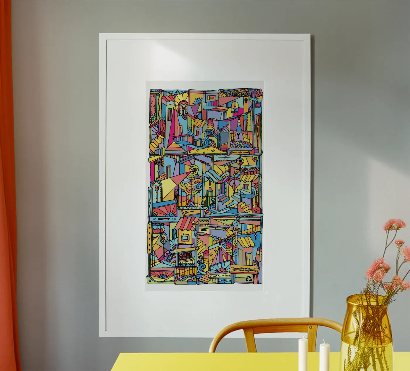 Ruas poster by Ninhol