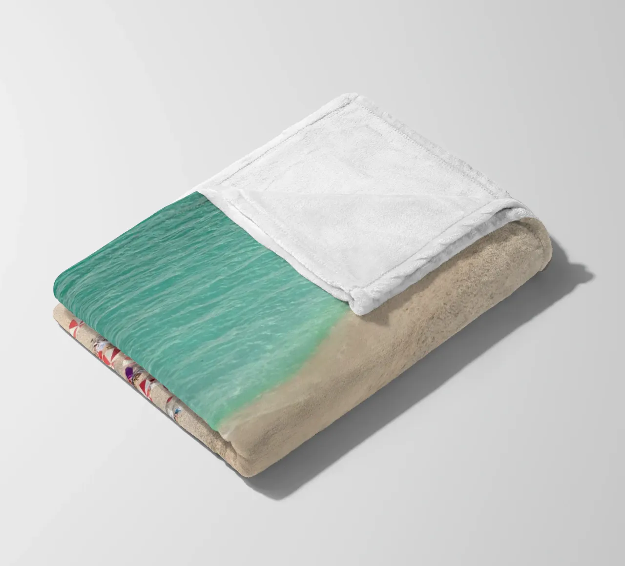 Think Beach fleece blanket by Takeme