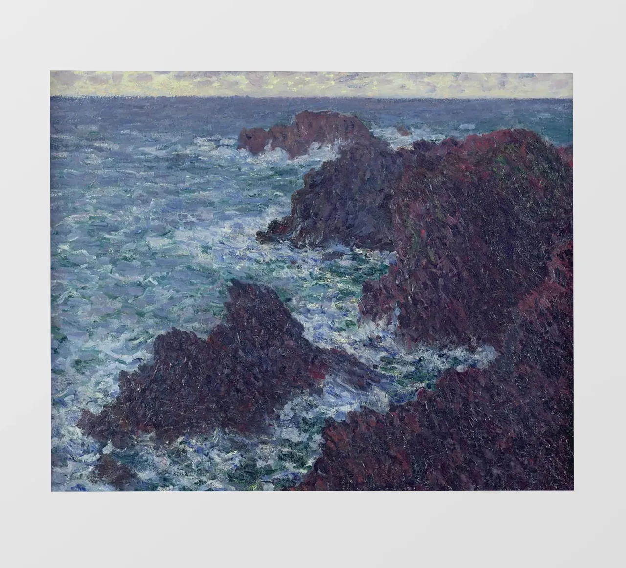 Le rocce di Belle-Ile telo in pvc da RodneyArt