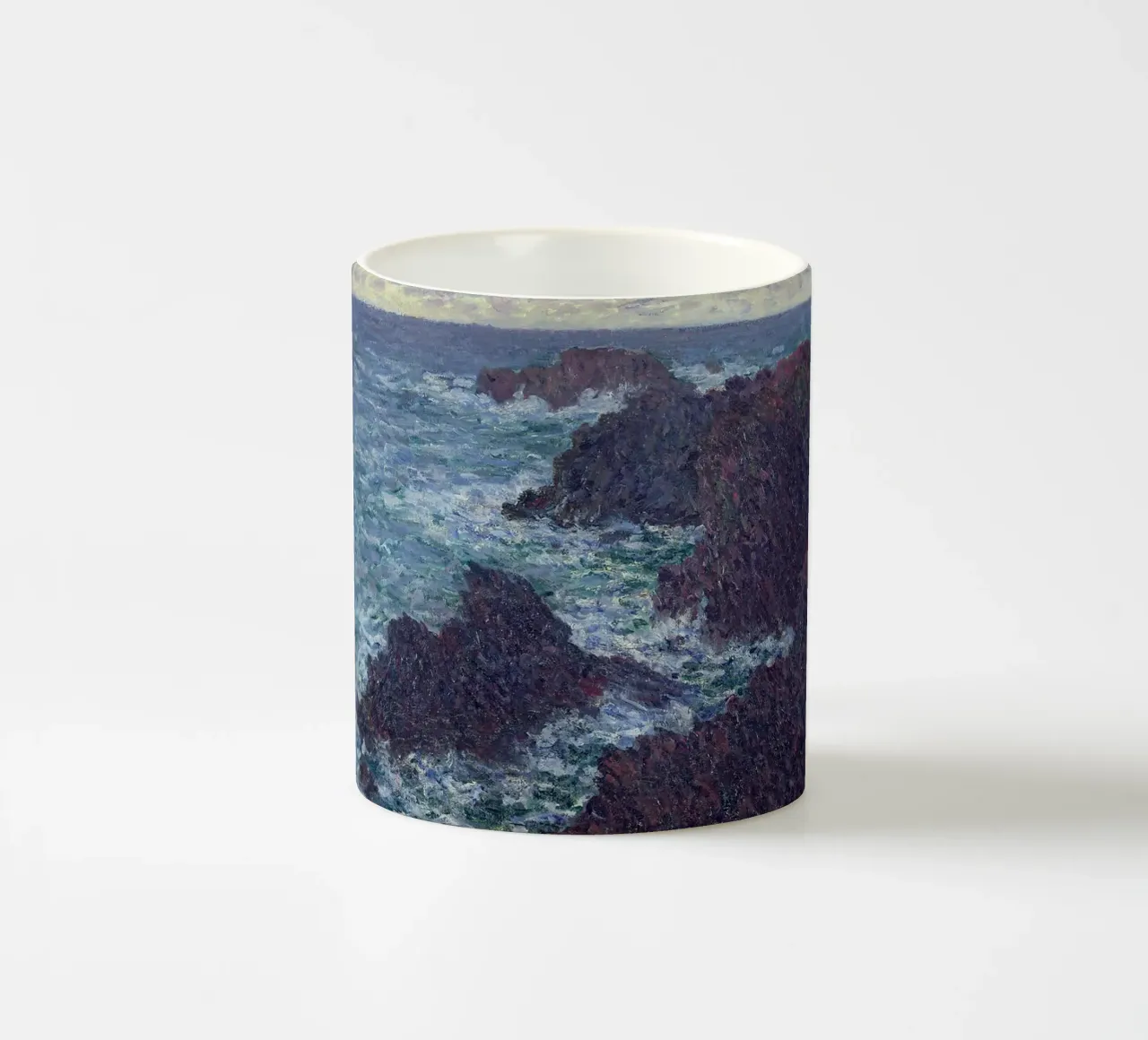 Le rocce di Belle-Ile tazza in ceramica da RodneyArt