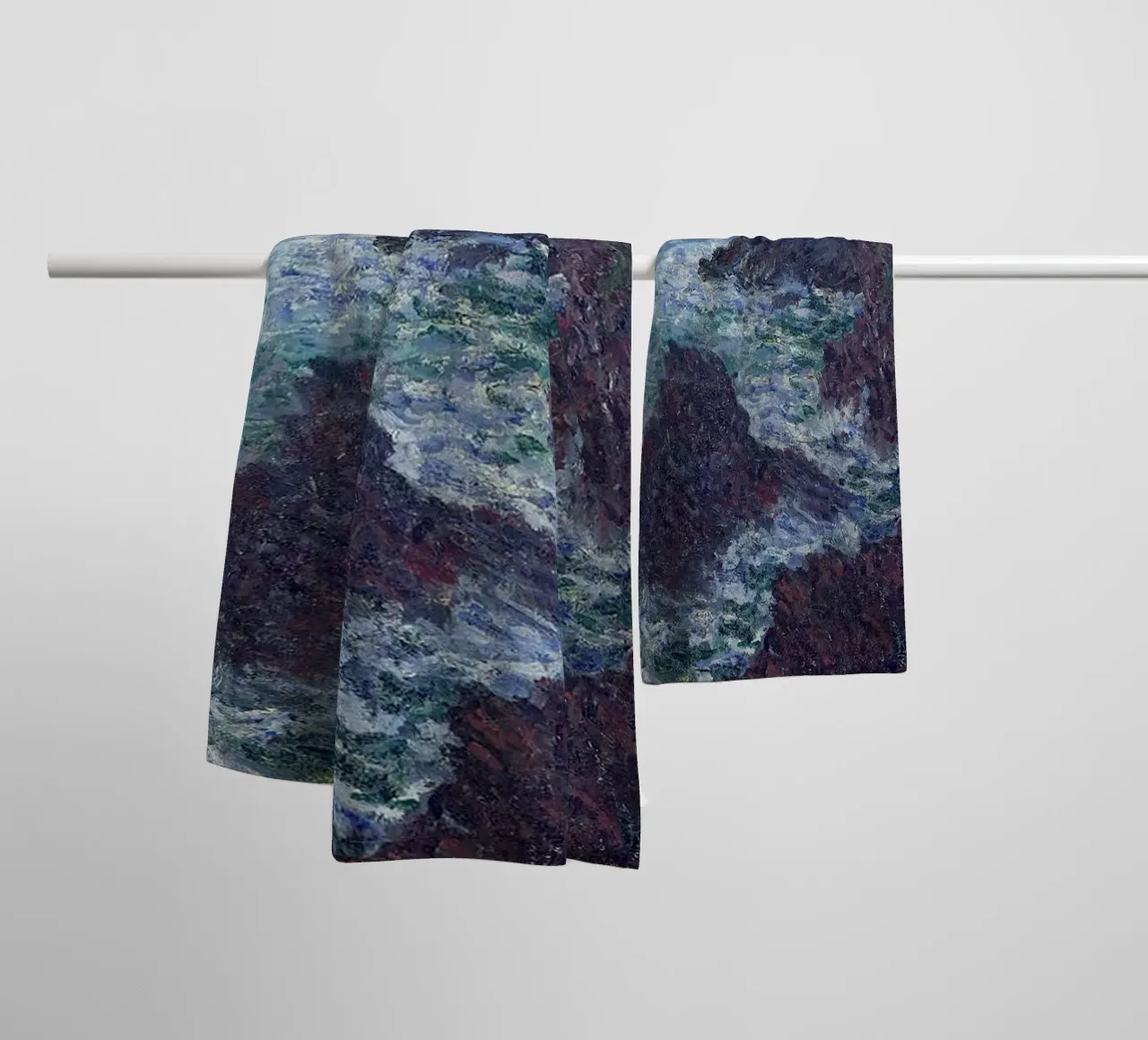 Le rocce di Belle-Ile asciugamano da bagno da RodneyArt