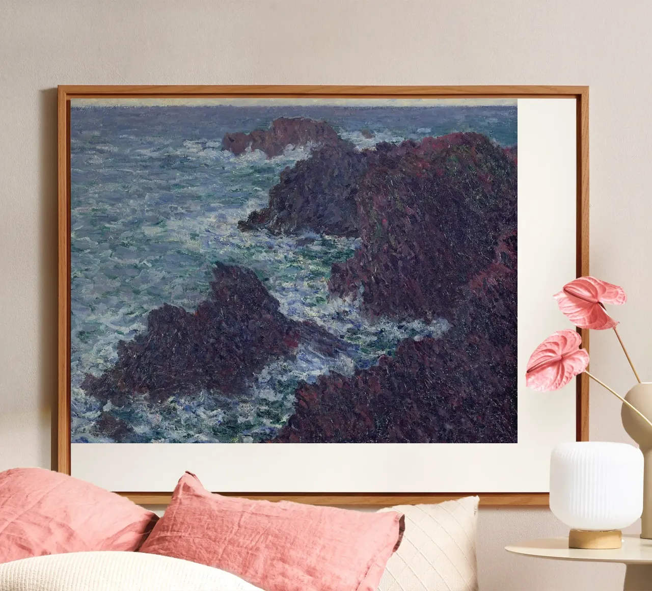 Le rocce di Belle-Ile alluminio dibond da RodneyArt