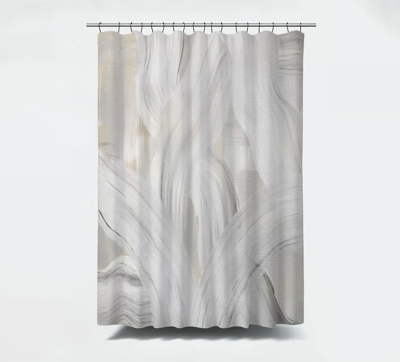 Abstract Brush Strokes 126 douchegordijn van Mareike Böhmer