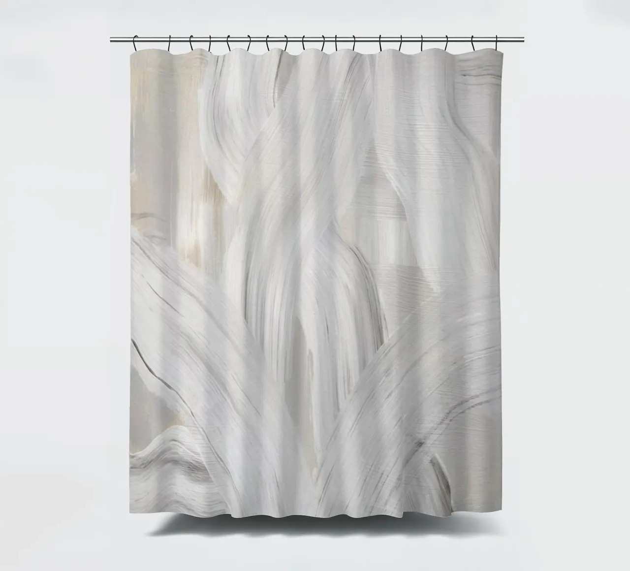 Abstract Brush Strokes 126 douchegordijn van Mareike Böhmer