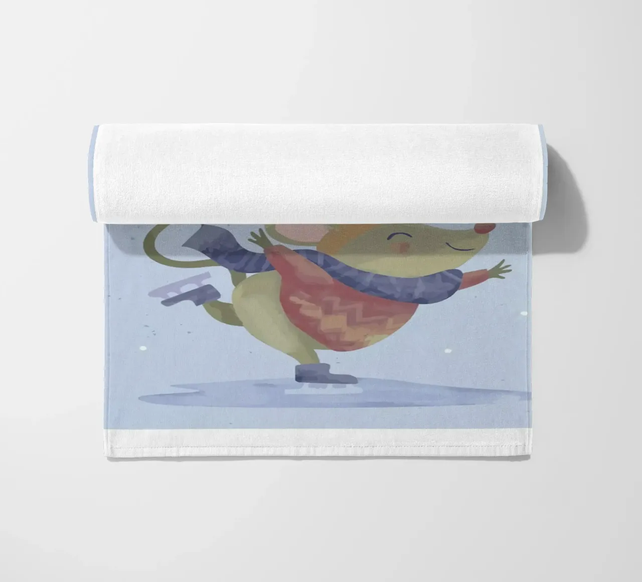 Poster con citazione del topo Let it snow telo mare da Sebastian shop