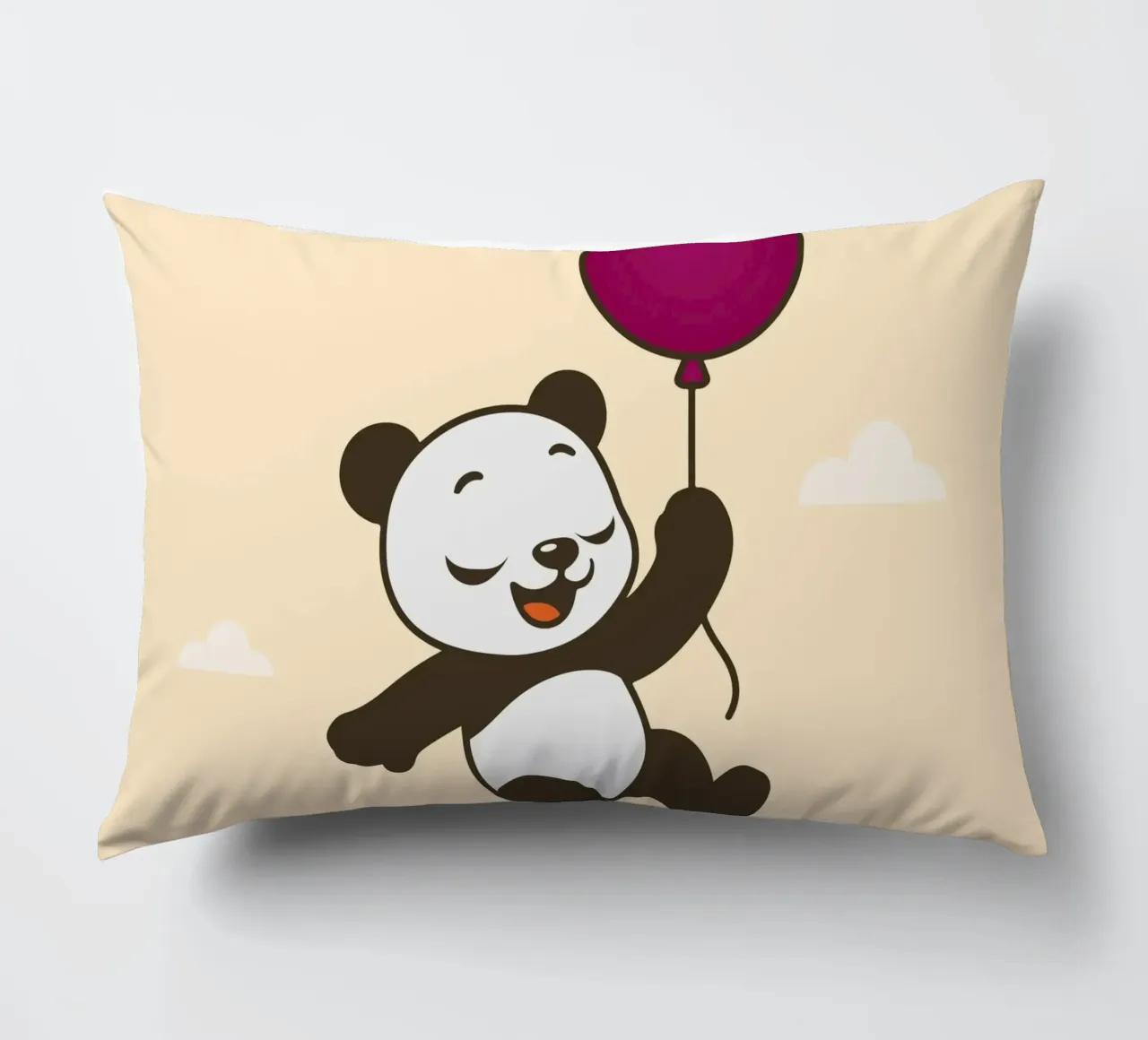 Allegro panda con palloncino cuscino da namosh
