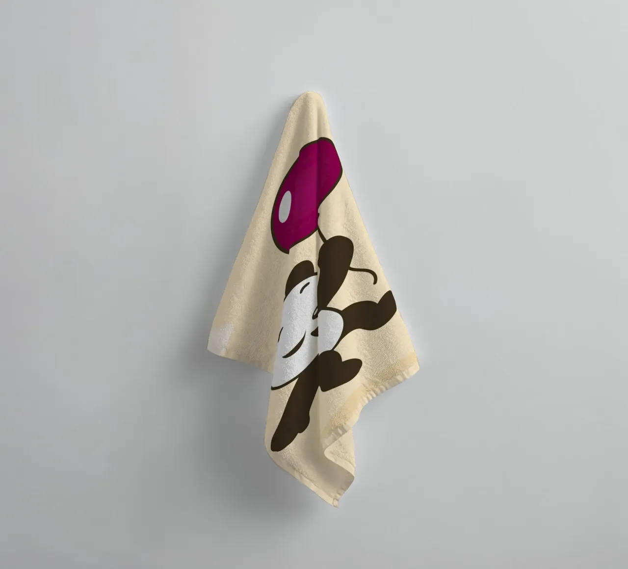 Allegro panda con palloncino asciugamano da bagno da namosh