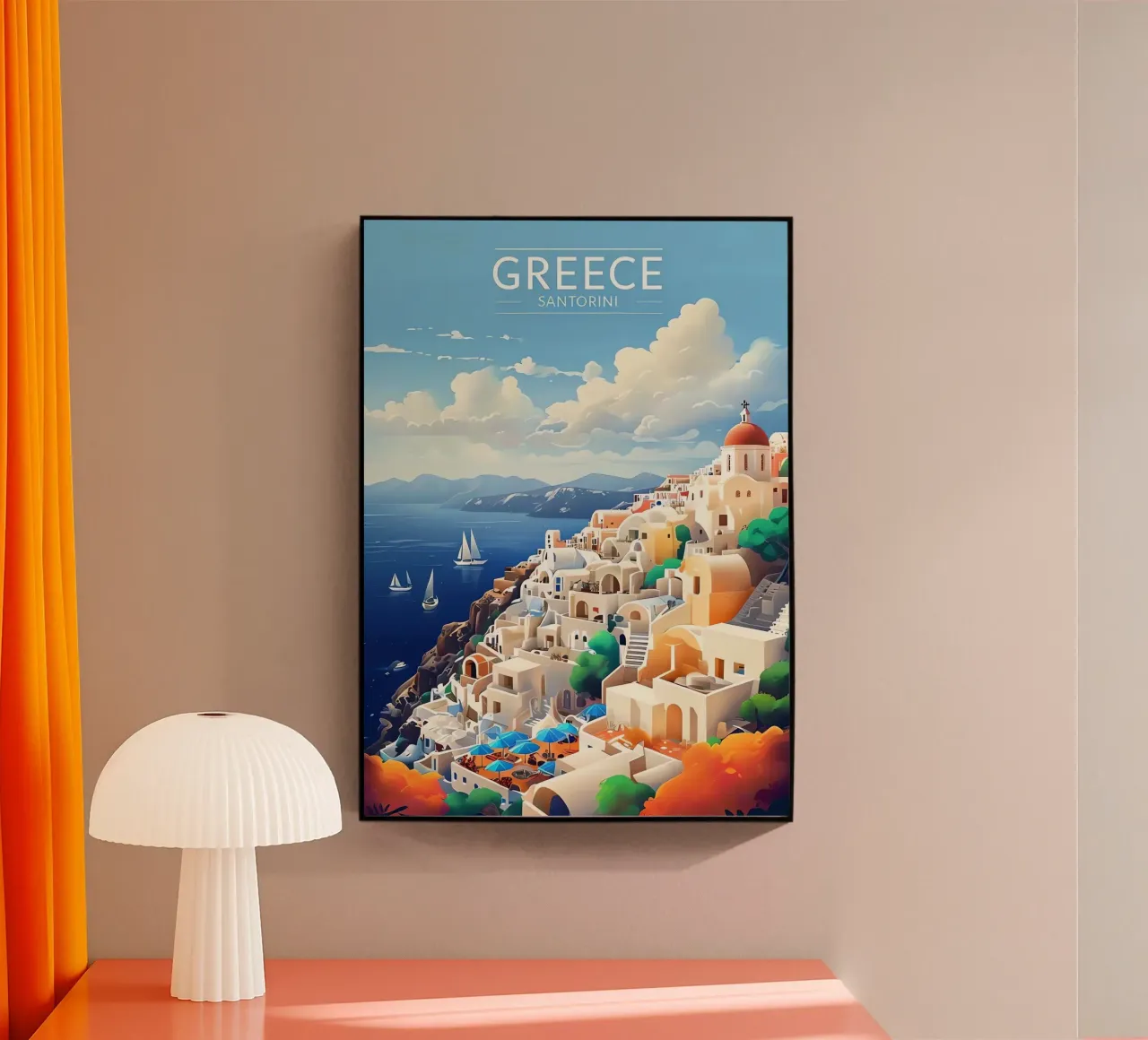Santorini Grecia Casa plexiglass da Guy