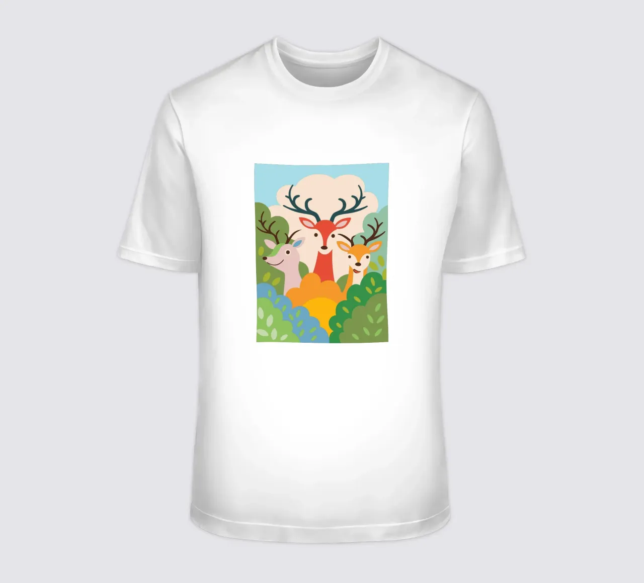 Tre cervi t-shirt da CUTE ANIMALS