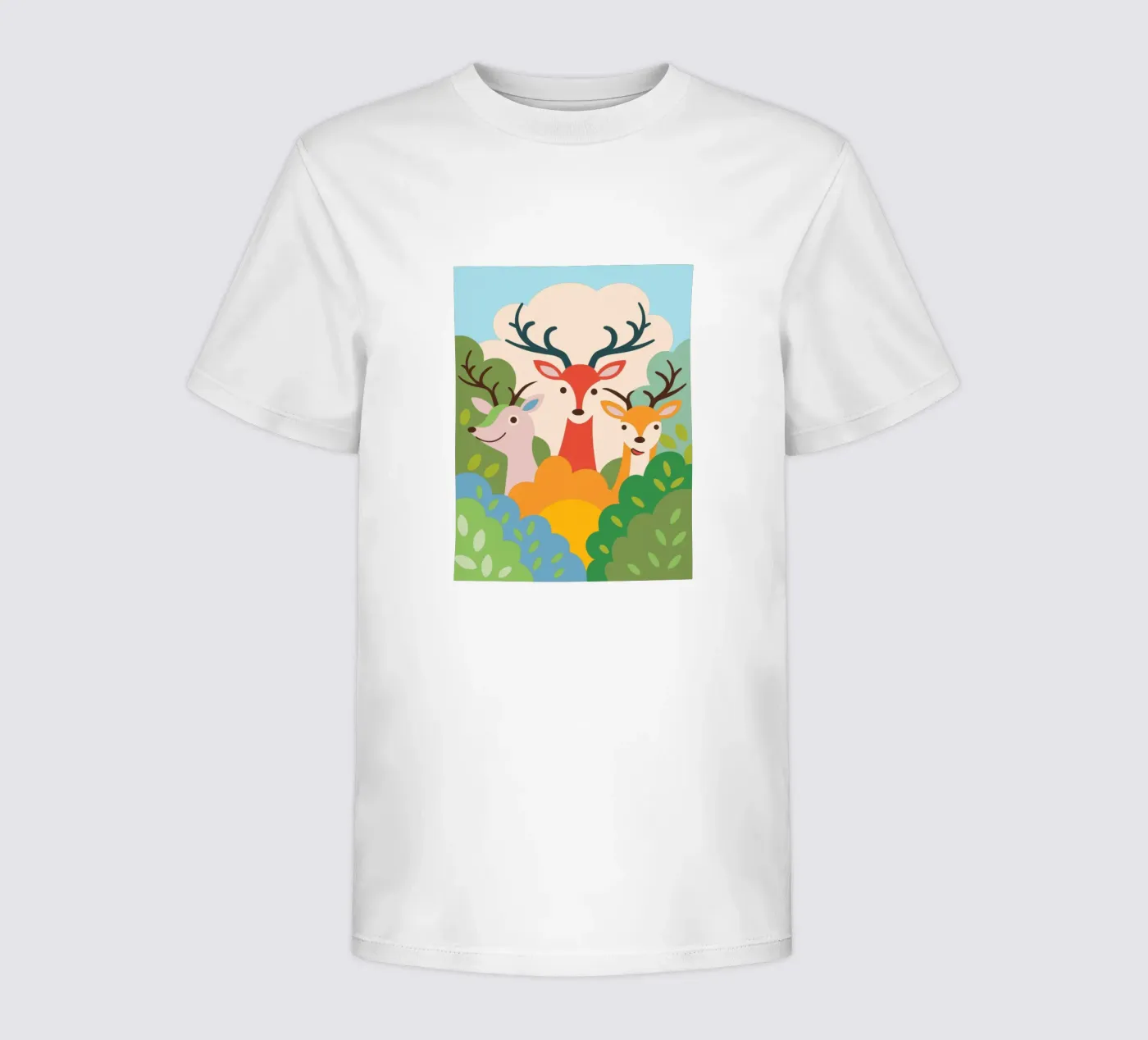 Drie herten kinder t-shirt van CUTE ANIMALS