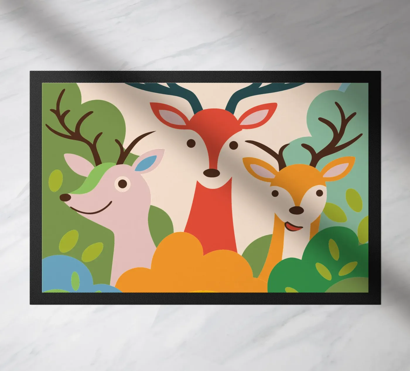 Drie herten deurmat van CUTE ANIMALS