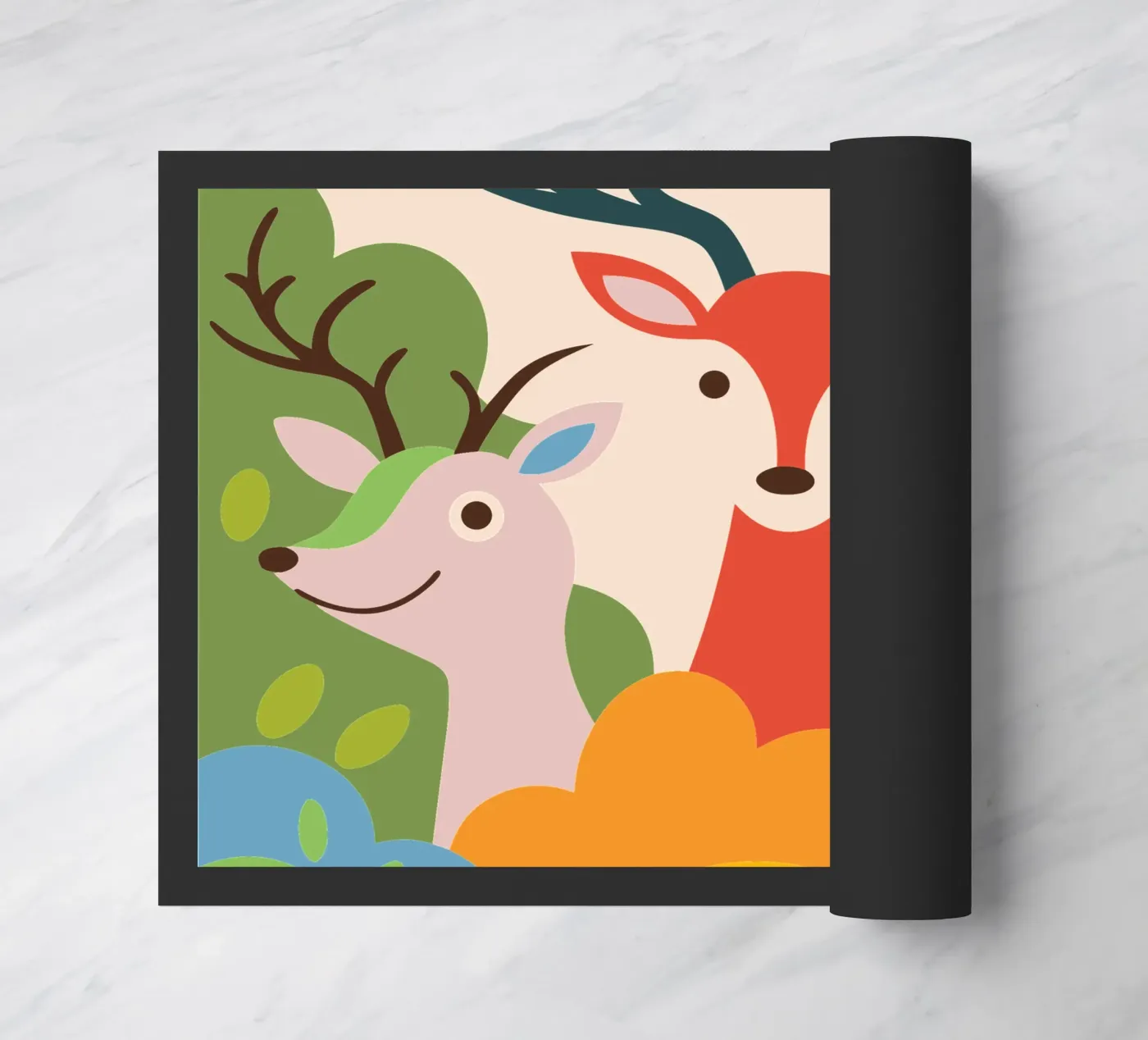 Drie herten deurmat van CUTE ANIMALS
