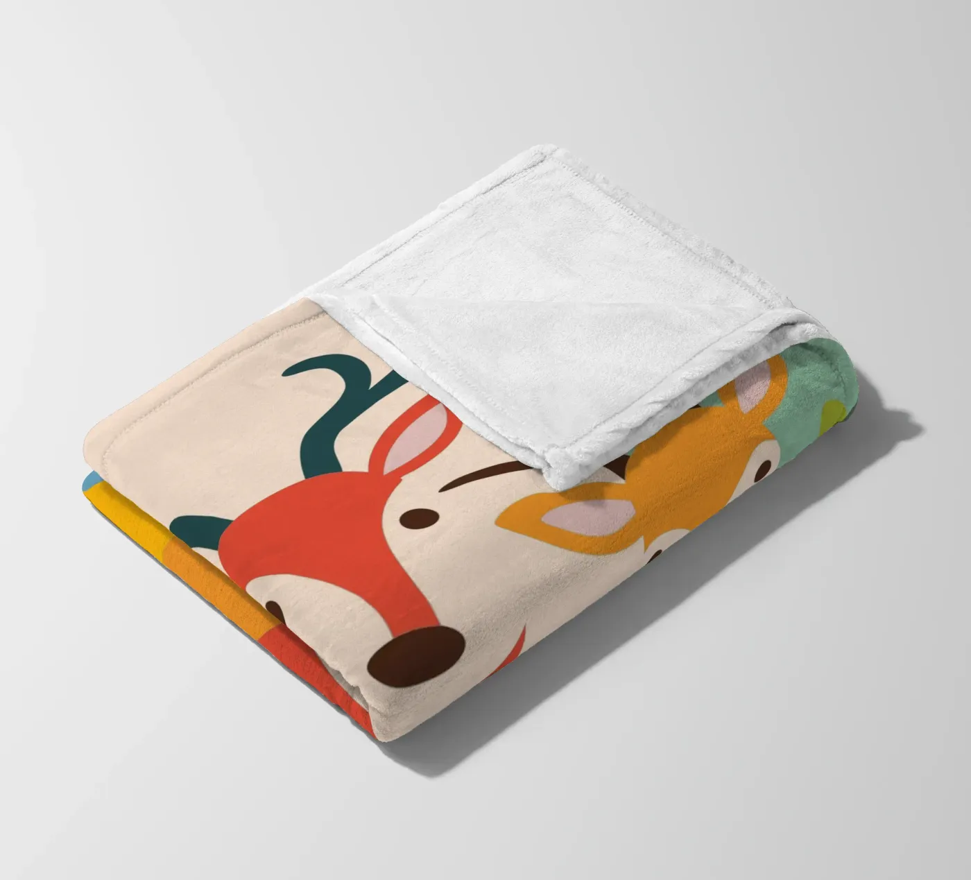 Three Deer Fleecedecke von CUTE ANIMALS