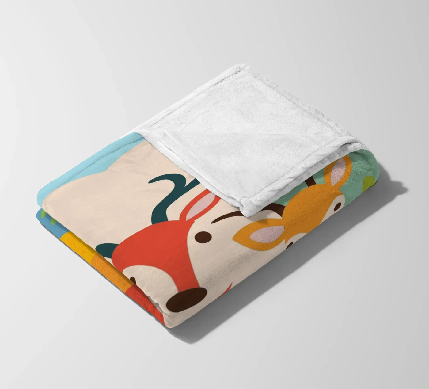 Three Deer Fleecedecke von CUTE ANIMALS