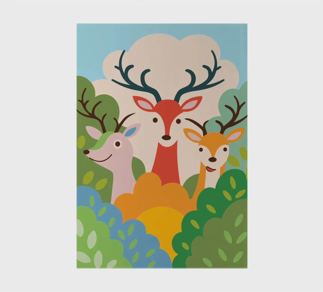Three Deer notebook by CUTE ANIMALS