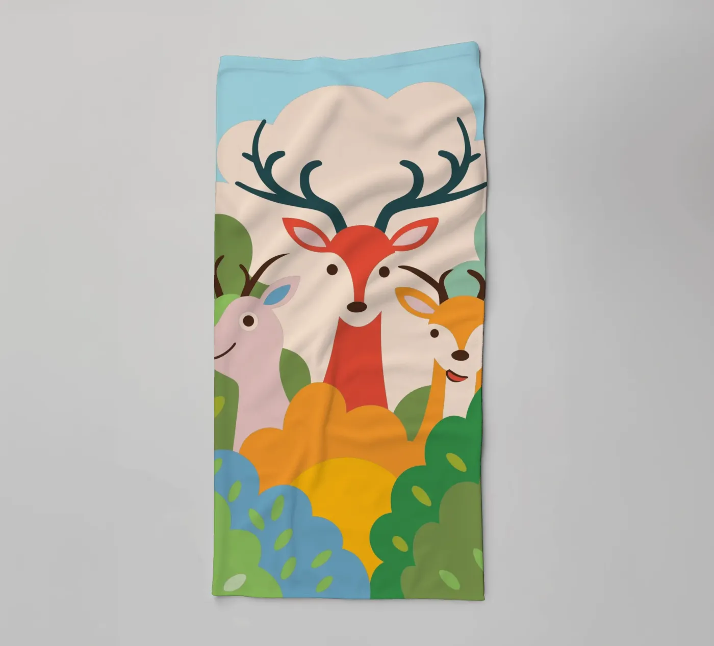 Drie herten badhanddoek van CUTE ANIMALS