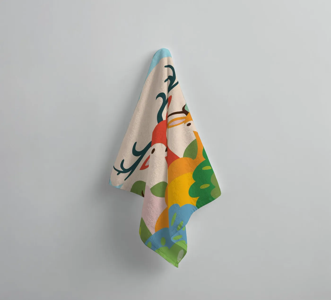 Drie herten badhanddoek van CUTE ANIMALS