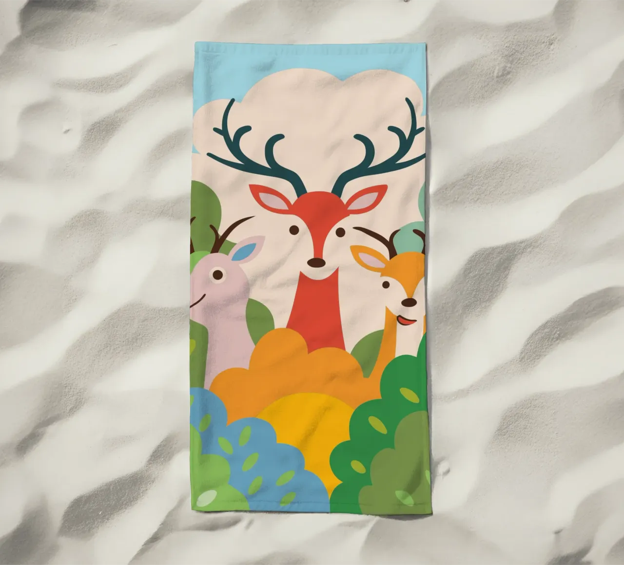 Tre cervi telo mare da CUTE ANIMALS