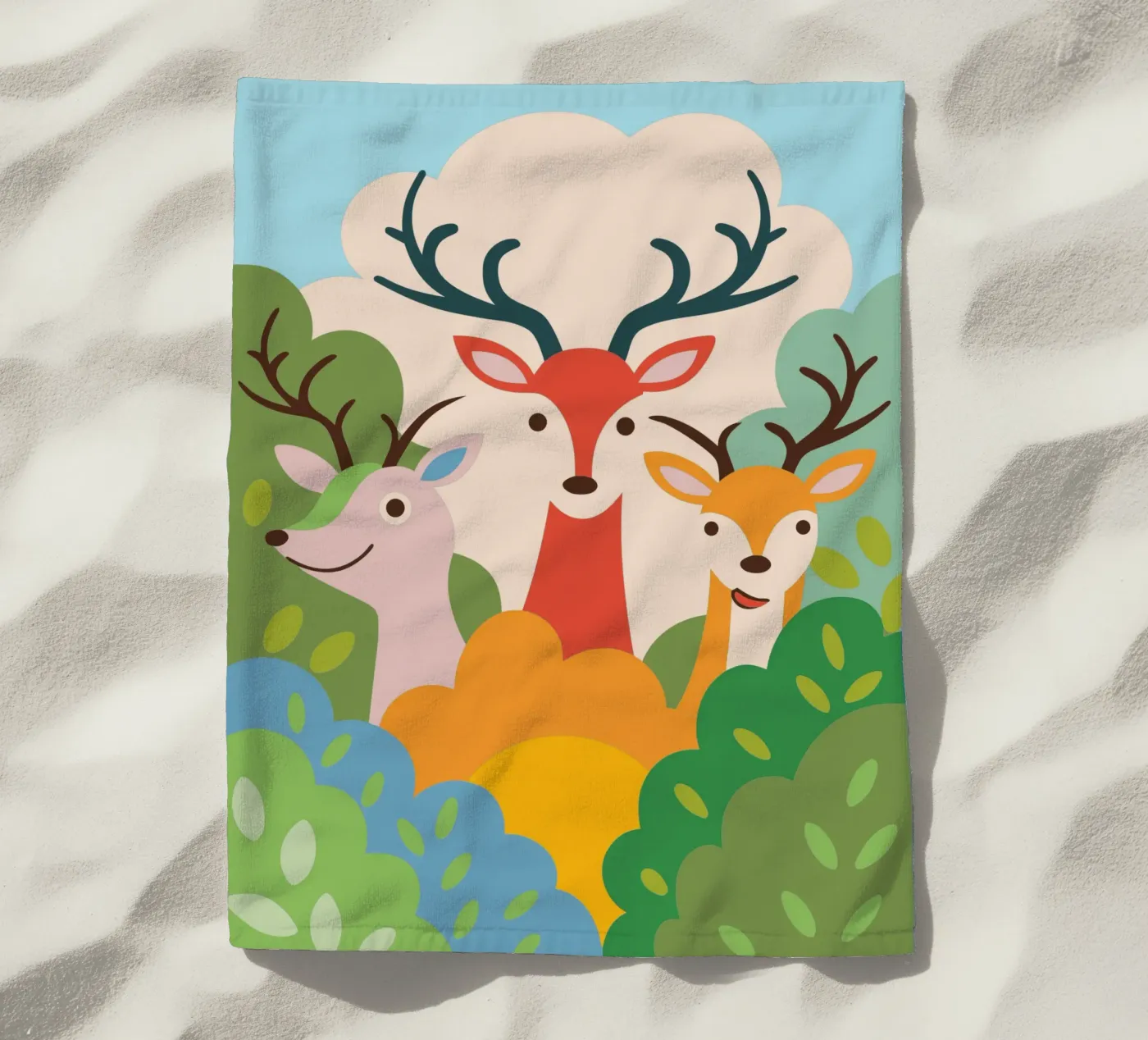 Tre cervi telo mare da CUTE ANIMALS