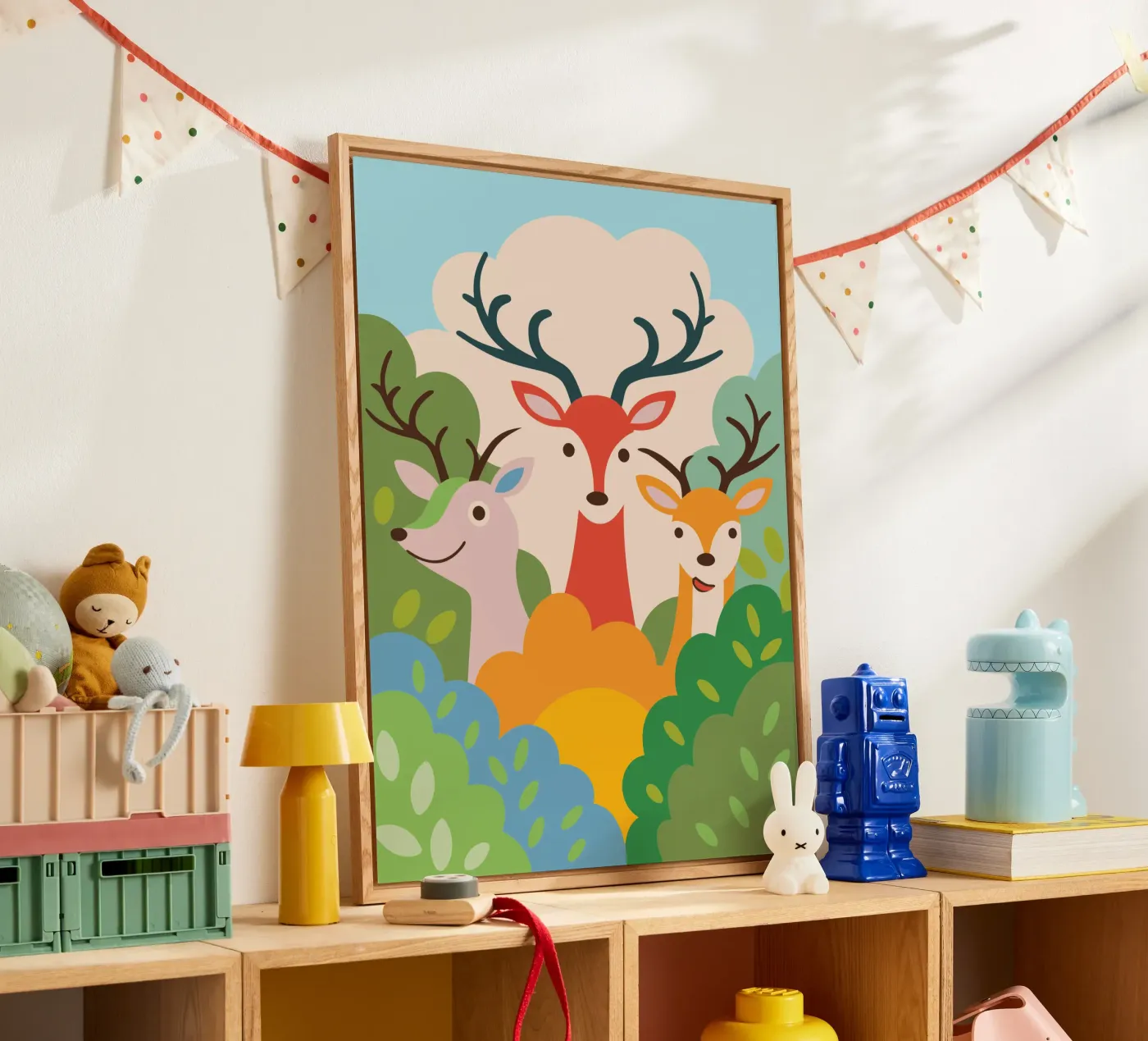 Three Deer plexiglas de CUTE ANIMALS