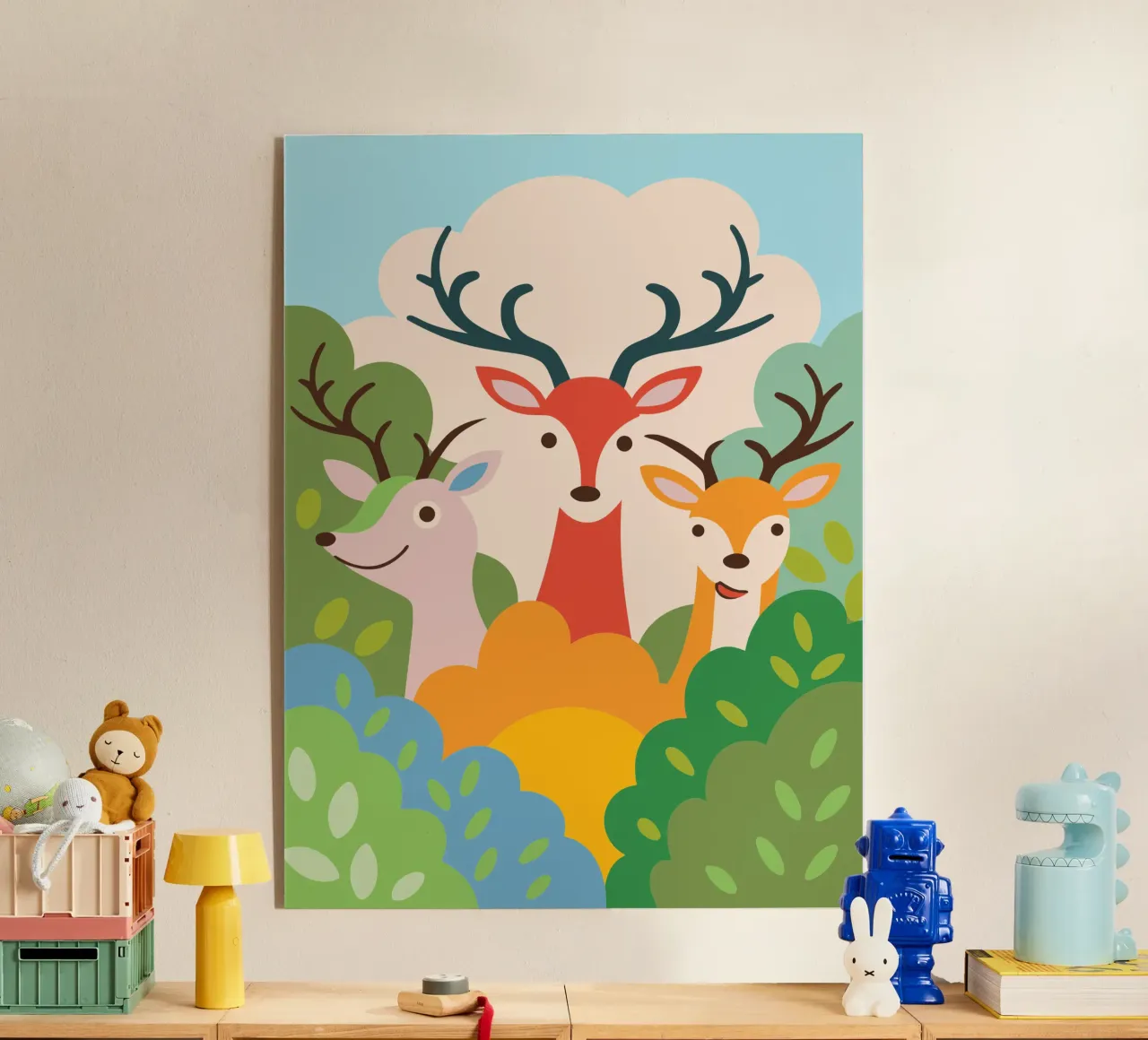 Tre cervi plexiglass da CUTE ANIMALS