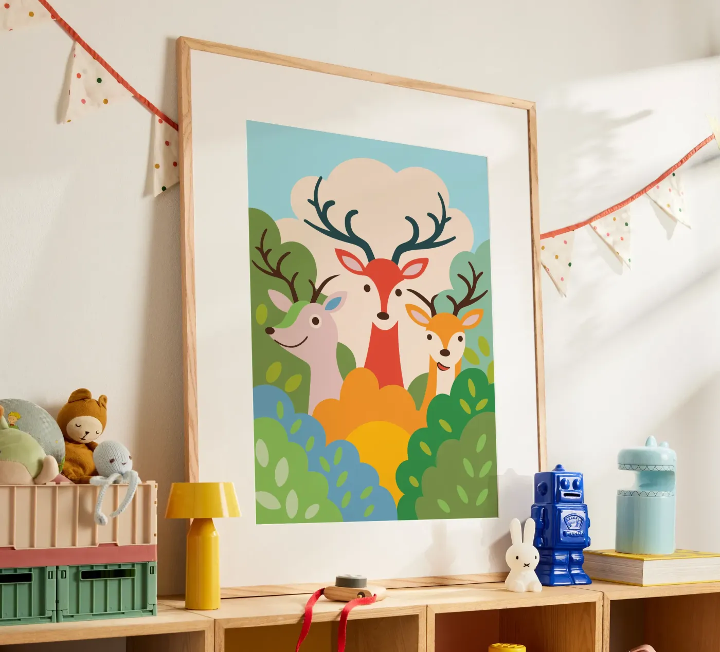 Drei Hirsche Poster von CUTE ANIMALS