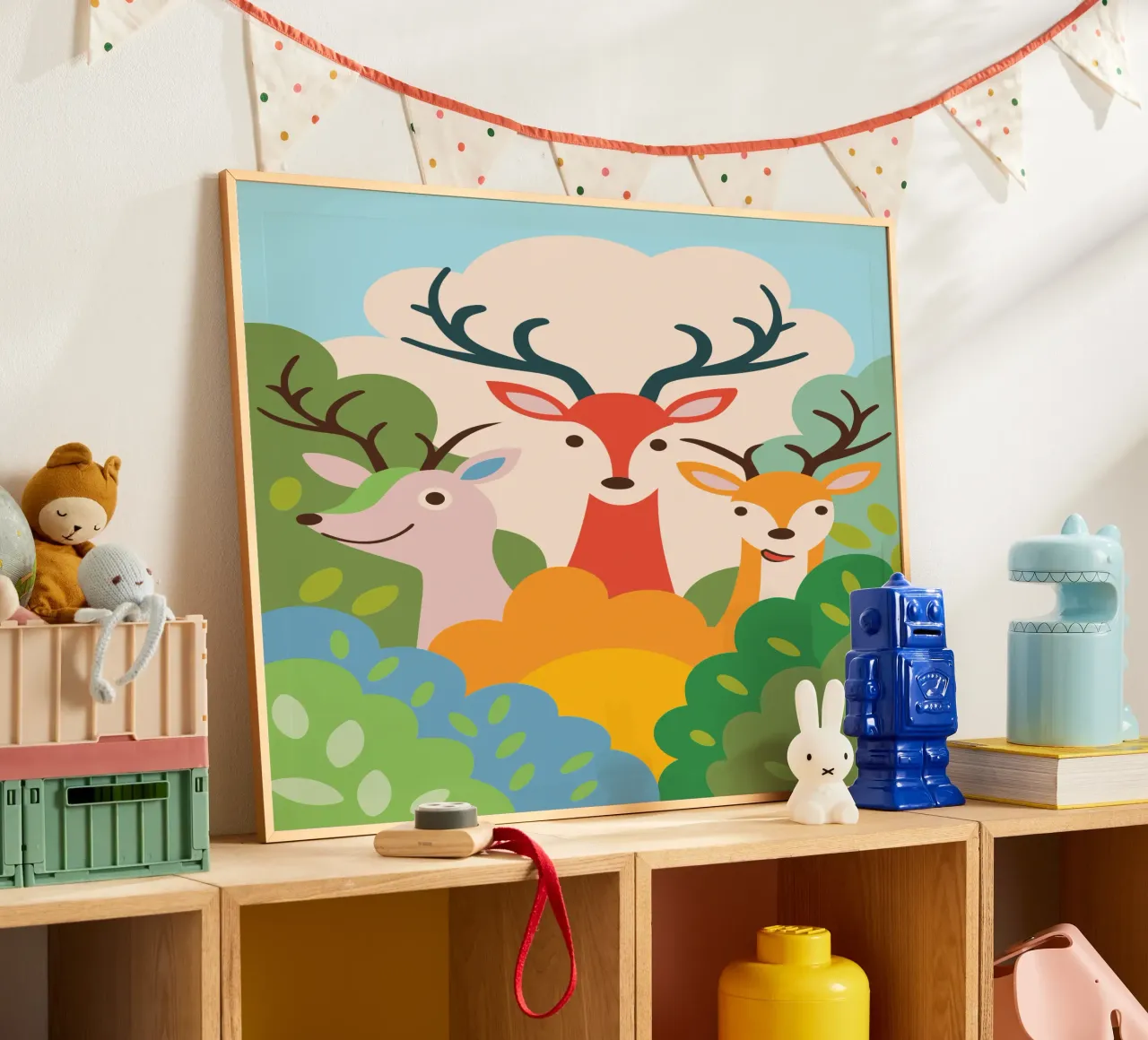 Drie herten poster van CUTE ANIMALS