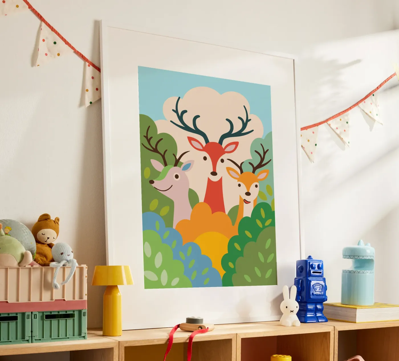 Drei Hirsche Poster von CUTE ANIMALS