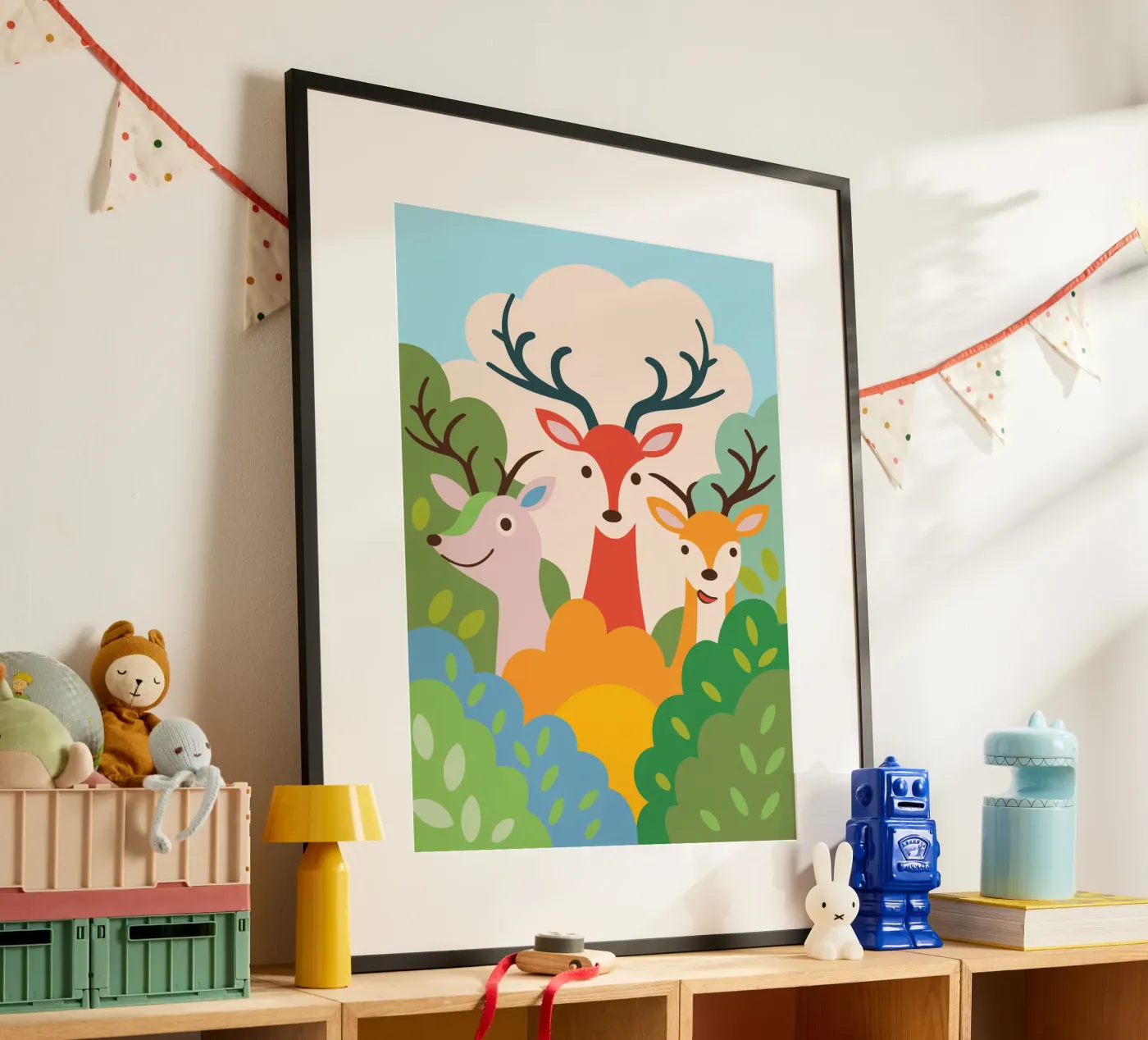 Drie herten poster van CUTE ANIMALS