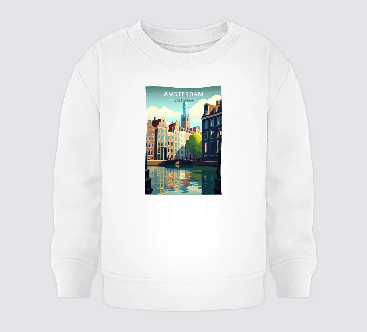 Amsterdam felpa neonato da Guy
