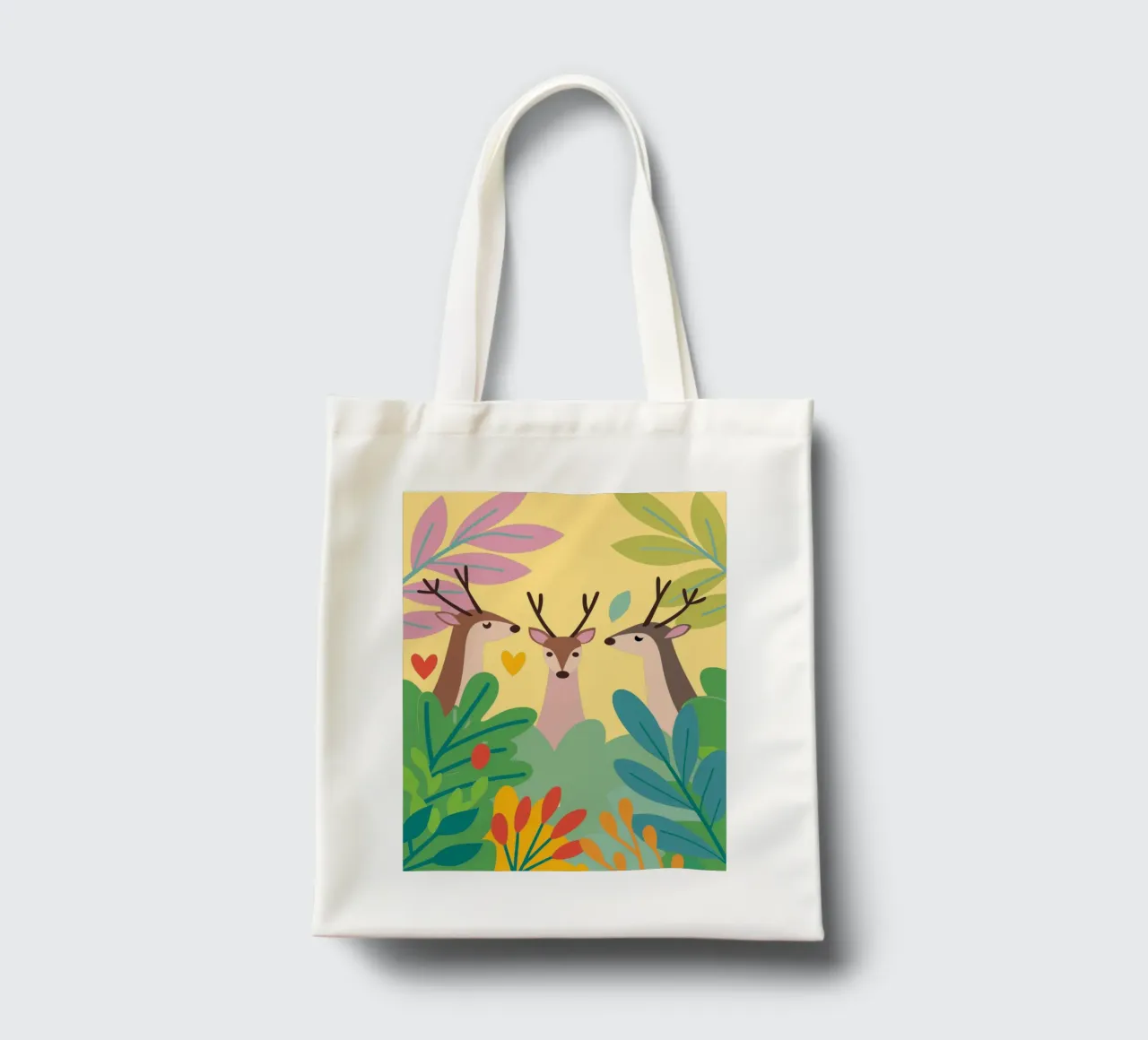 Tre cervi borsa in juta da CUTE ANIMALS