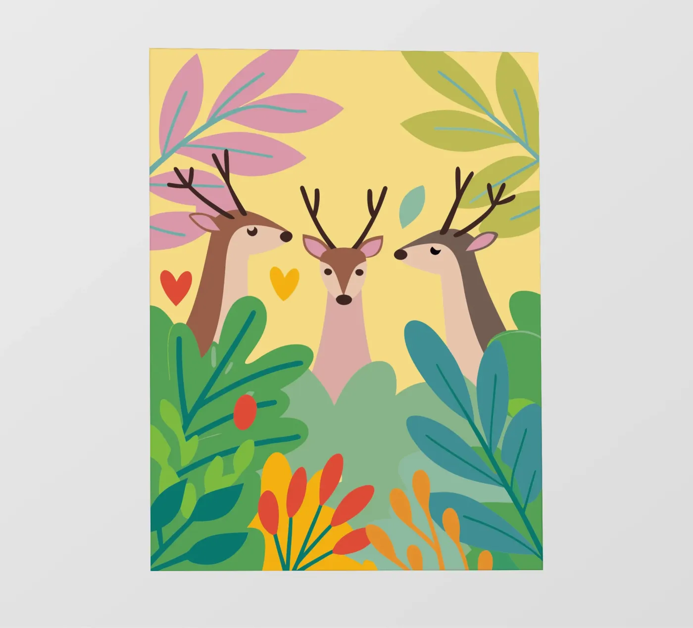 Three Deer pellicola backlit da CUTE ANIMALS
