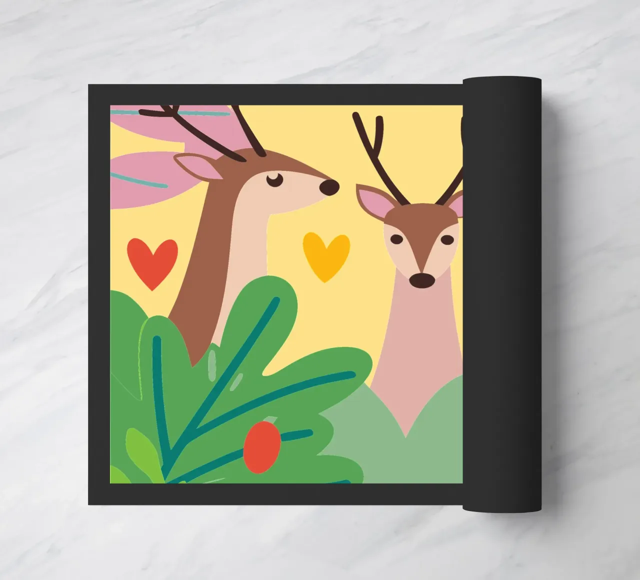 Three Deer Fußmatte von CUTE ANIMALS