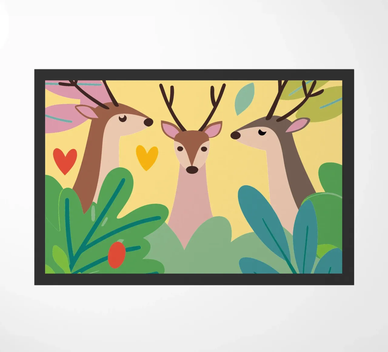 Three Deer Fußmatte von CUTE ANIMALS