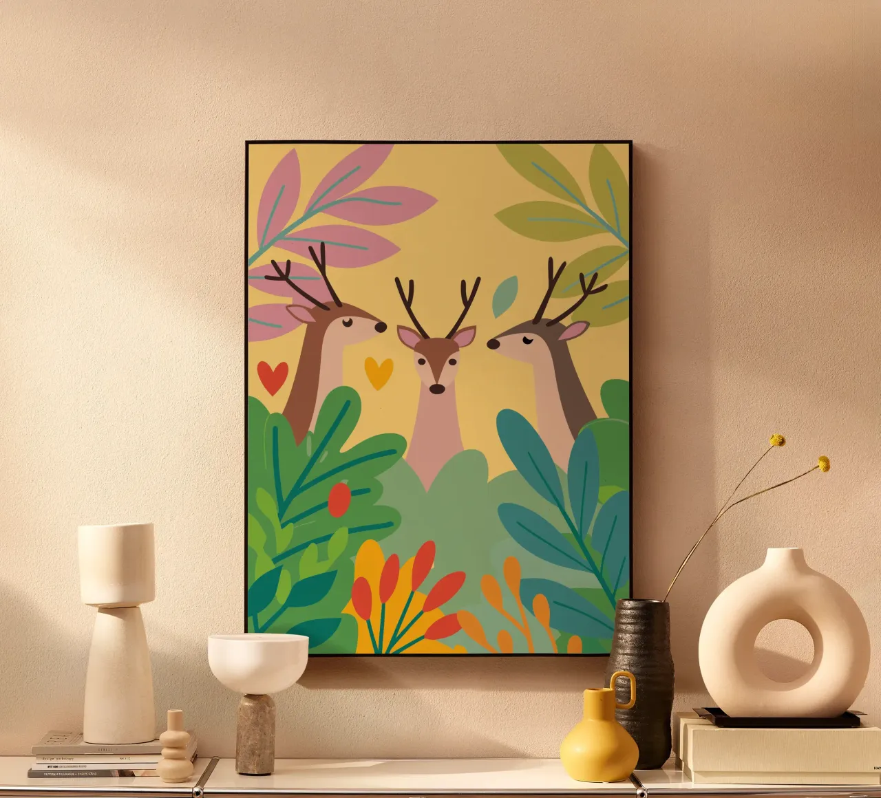 Tre cervi plexiglass da CUTE ANIMALS