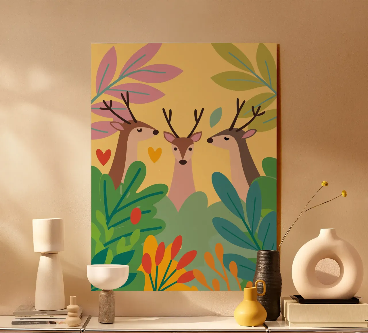 Tre cervi plexiglass da CUTE ANIMALS