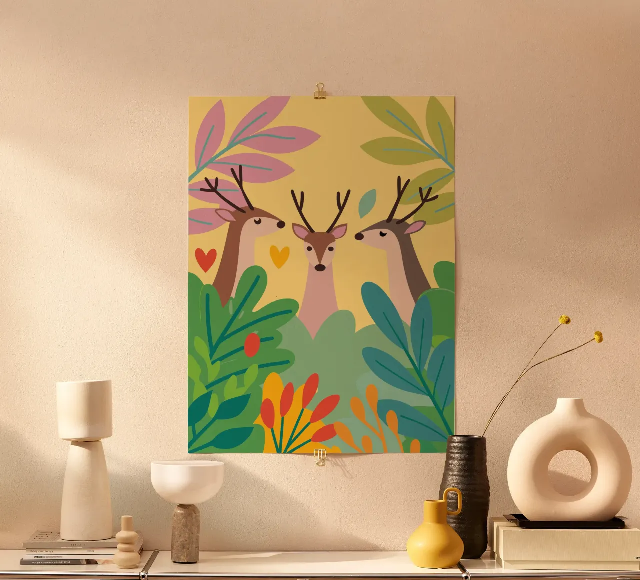 Tre cervi poster da CUTE ANIMALS