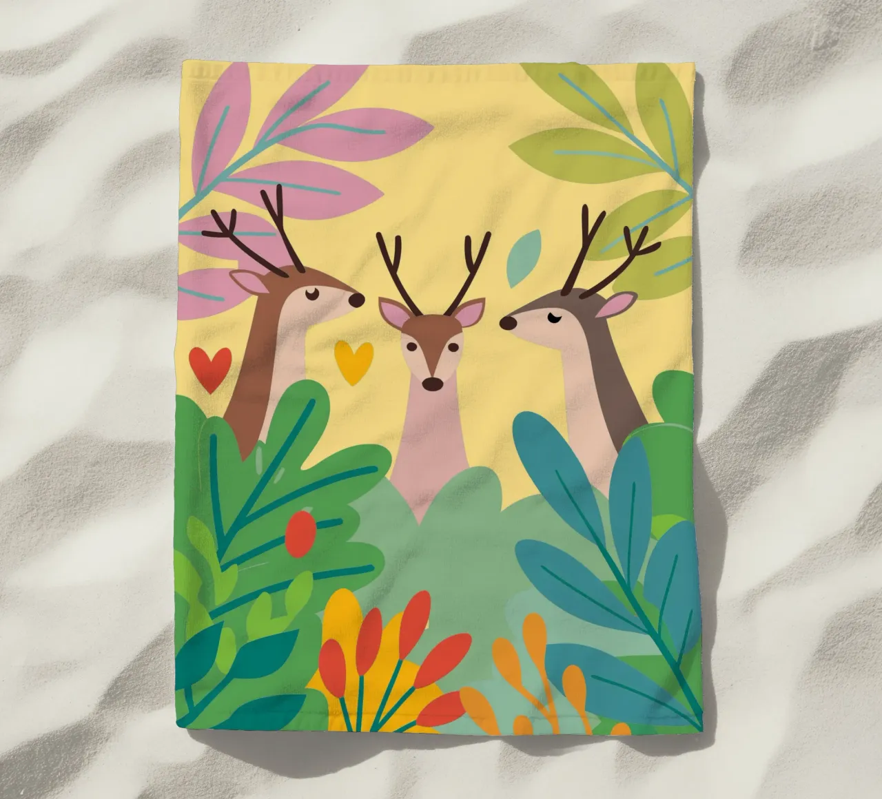 Tre cervi telo mare da CUTE ANIMALS