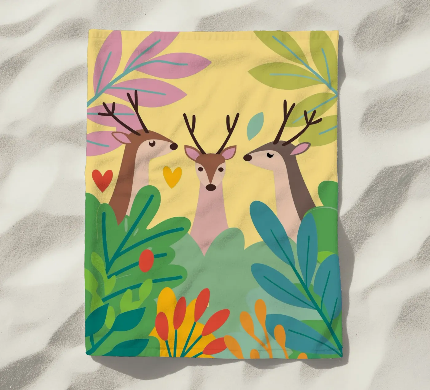 Tre cervi telo mare da CUTE ANIMALS