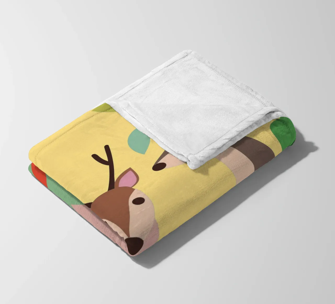 Drie herten fleecedeken van CUTE ANIMALS