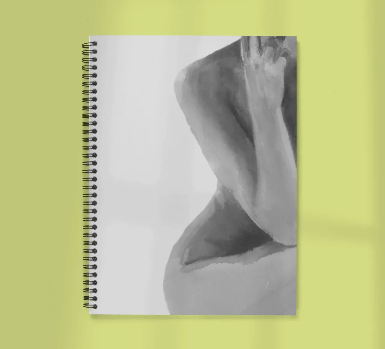 Bare Light No 02 spiral notebook by treechild