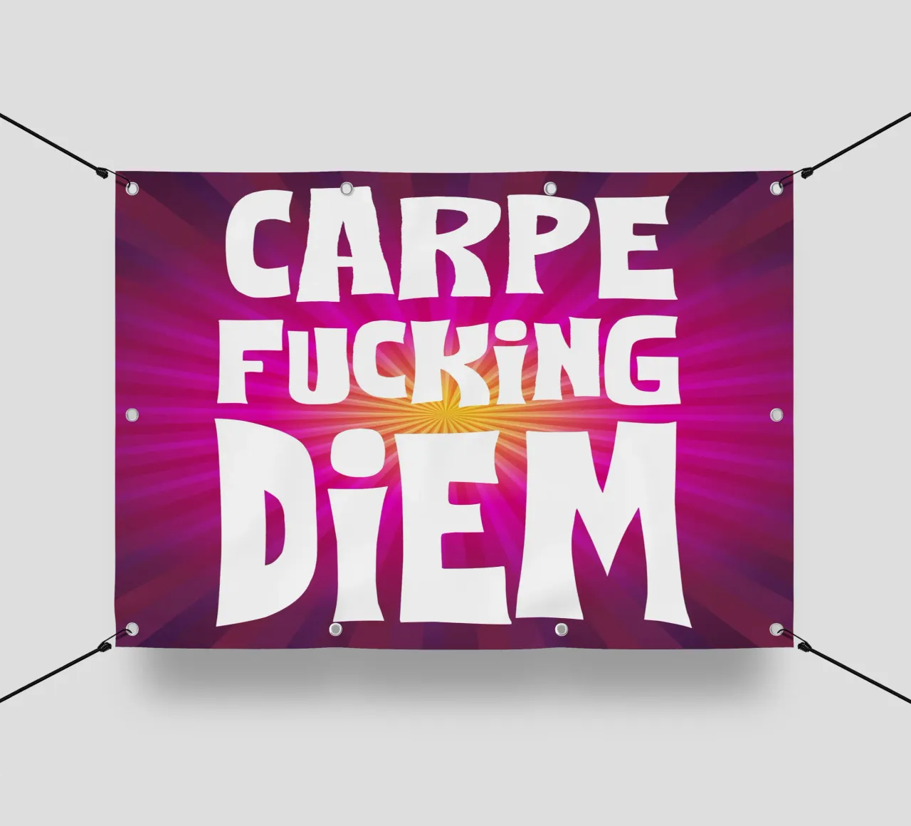 Carpe Diem telo in pvc da Flo Klein