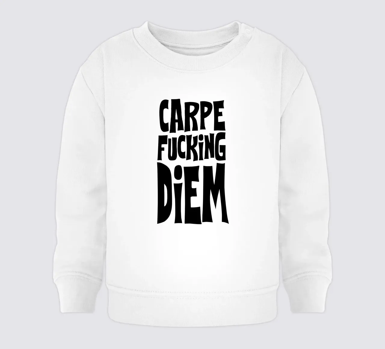 Carpe Diem felpa neonato da Flo Klein