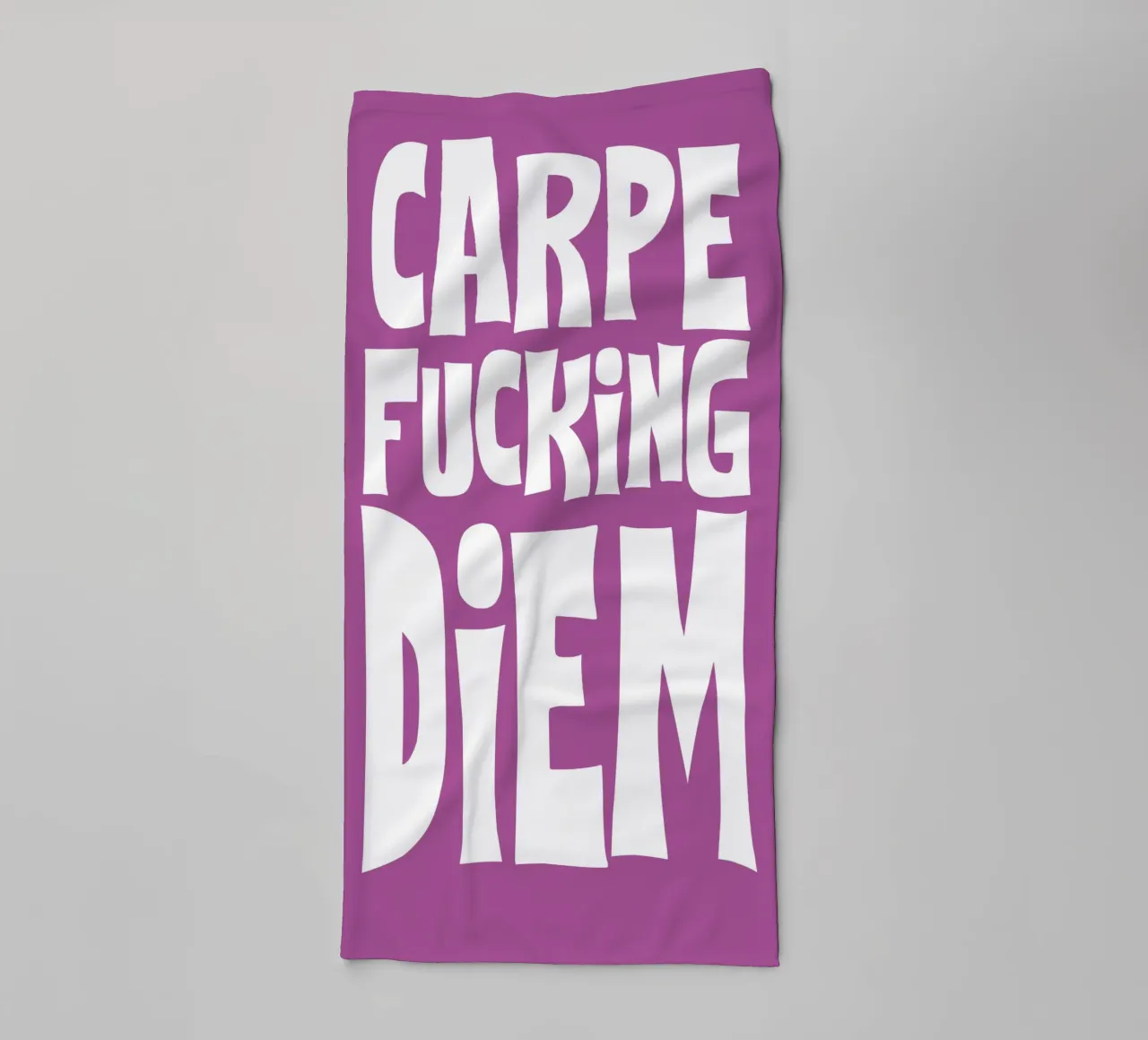 Carpe Diem 3 asciugamano da bagno da Flo Klein
