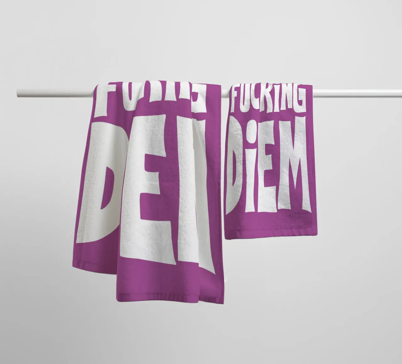 Carpe Diem 3 asciugamano da bagno da Flo Klein