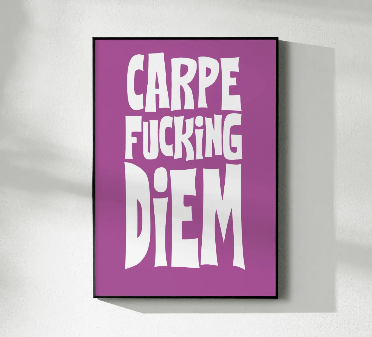 Carpe Diem 3 plexiglass da Flo Klein