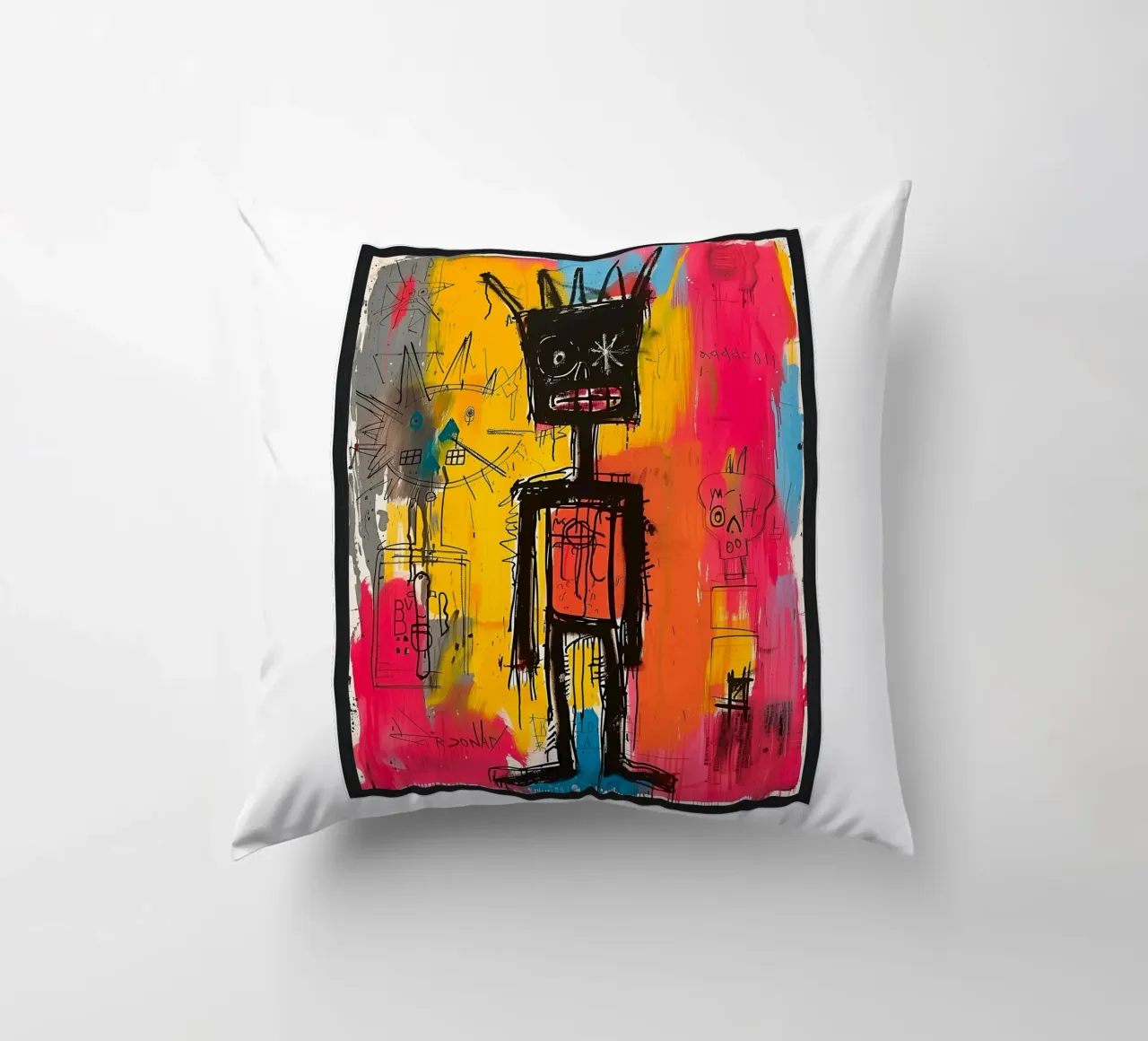 Jean Michel basquiat - art cuscino da Deepness