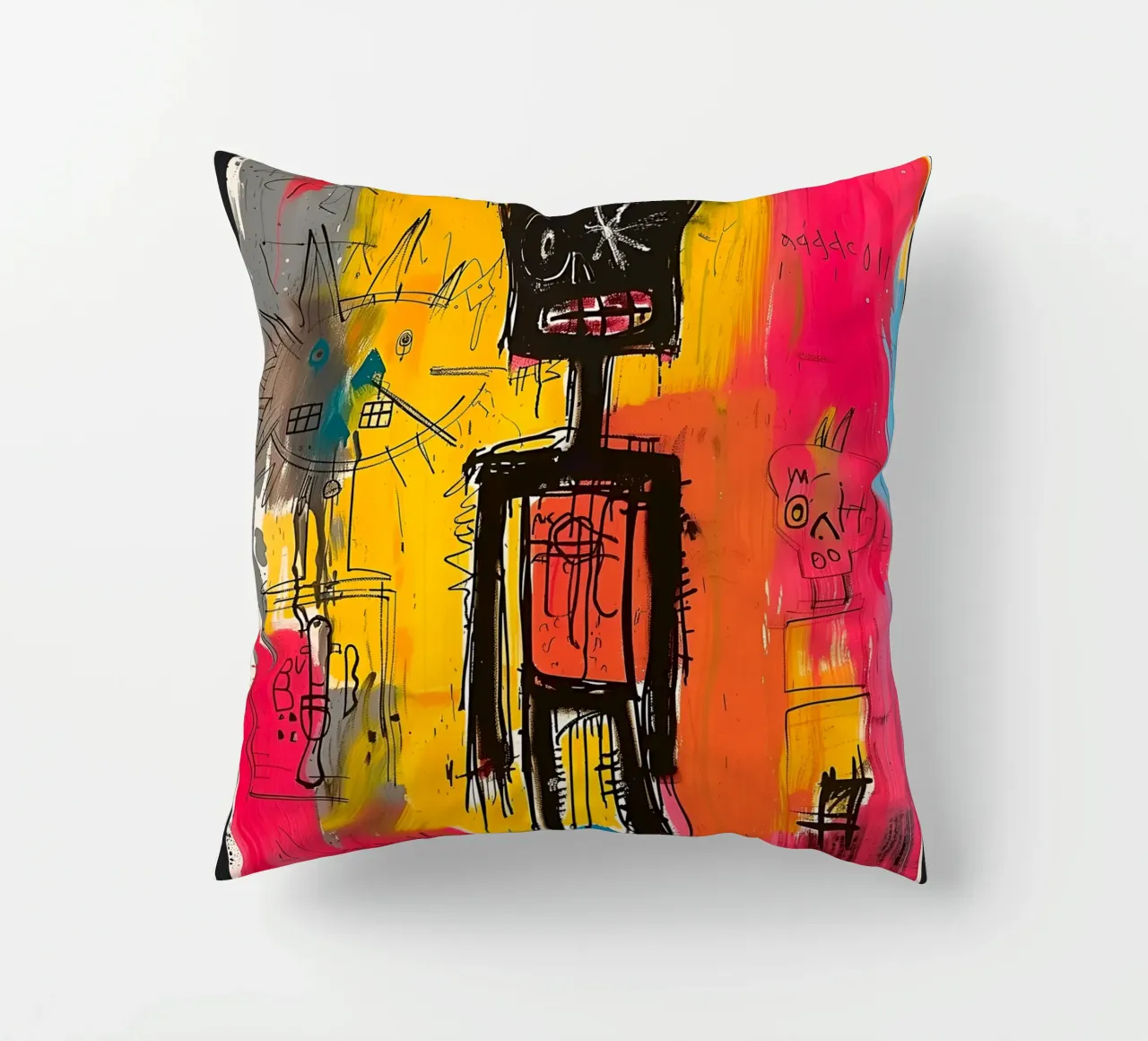 Jean Michel basquiat - art cuscino da Deepness