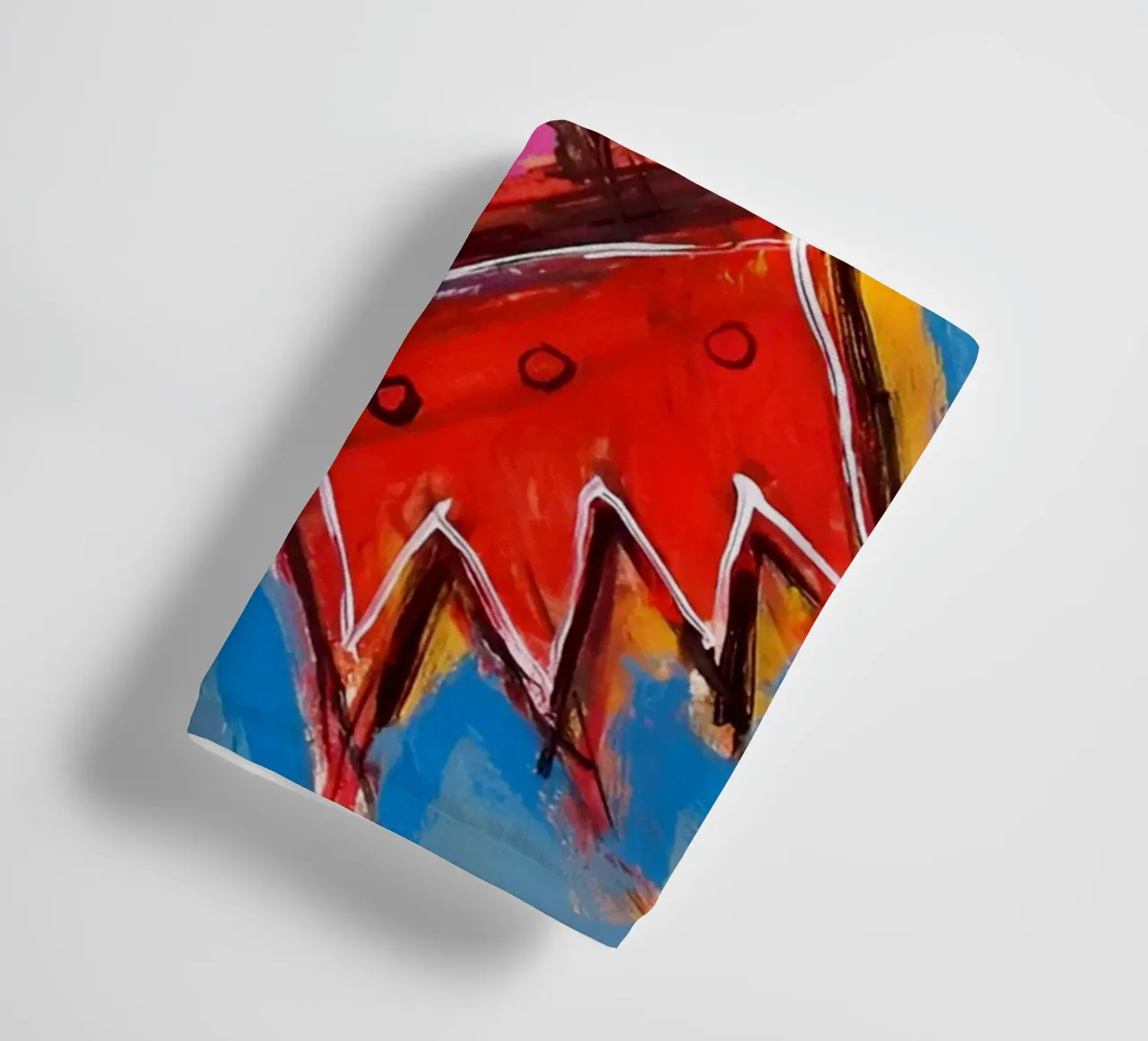 Jean Basquiat - Bird Abstract asciugamano da bagno da Deepness
