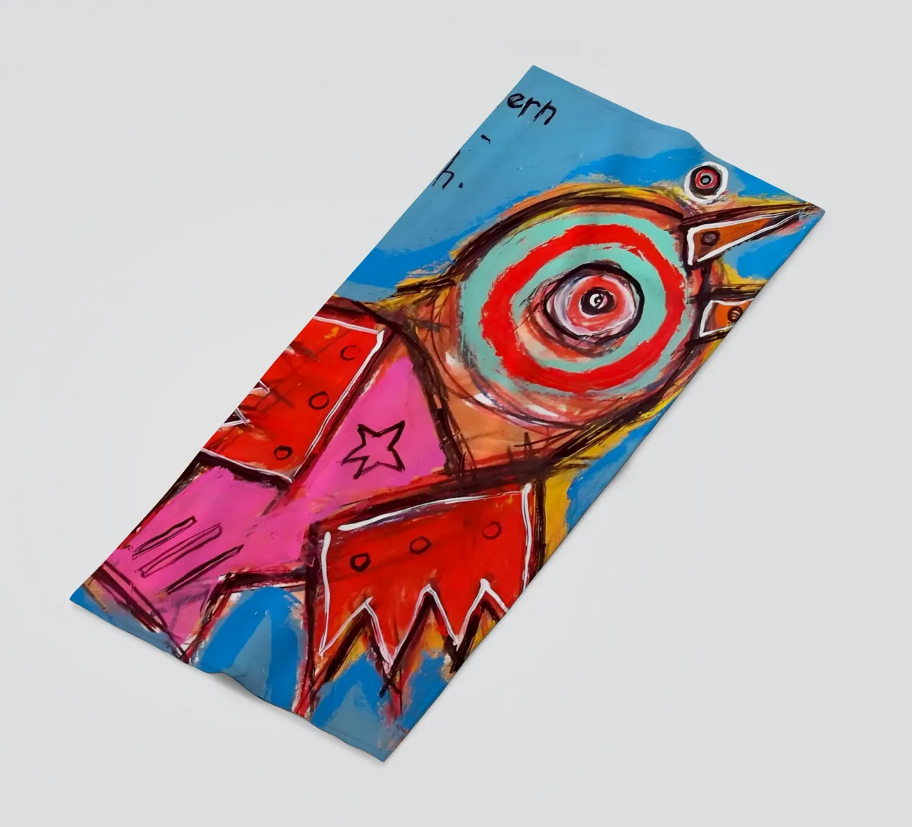Jean Basquiat - Bird Abstract telo mare da Deepness